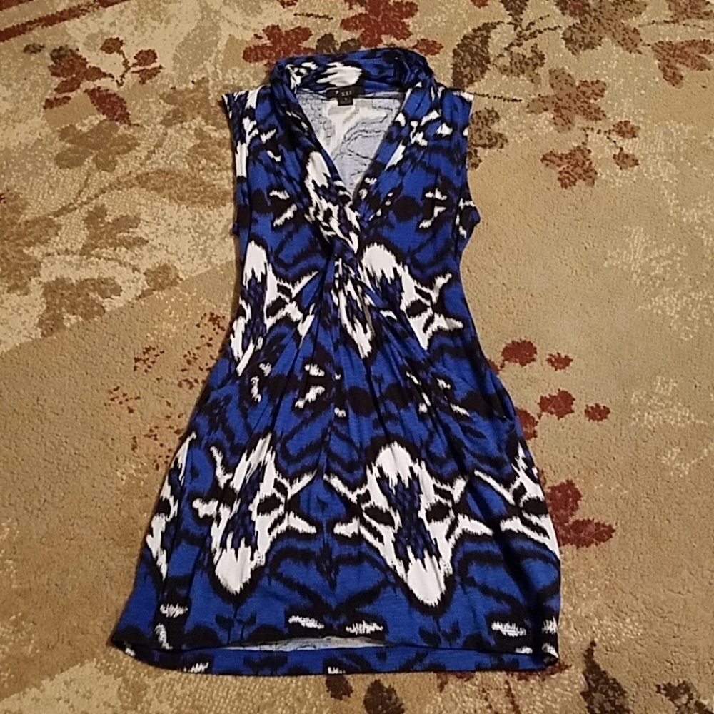 XXI Abstract bodycon stretchy Mini dress Size Small